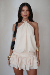 Latina Open Back Mini Dress