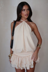 Latina Open Back Mini Dress