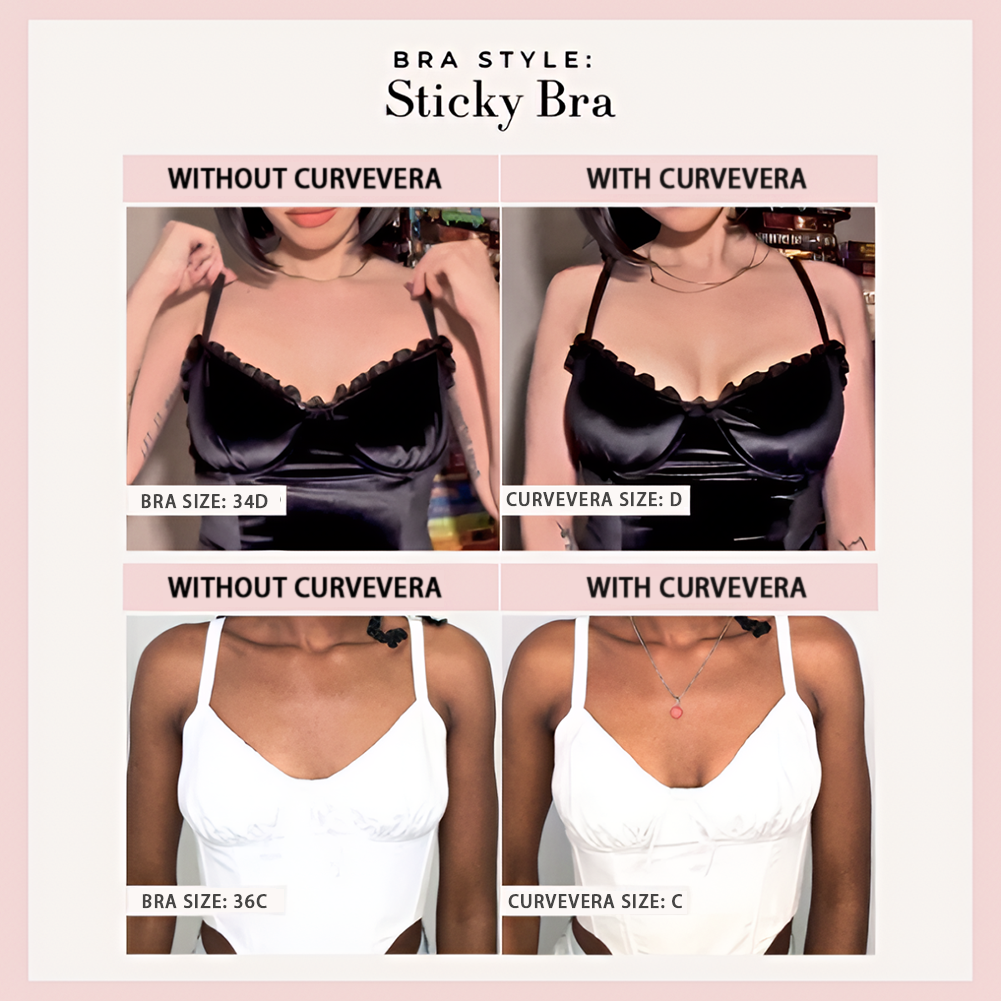 Seamless Push-up Sticky Bra