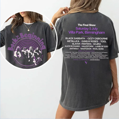 Black Sabbbth Back To The Beginning 2025 Black T- Shirt