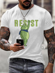Men's FDT Portland Frog Protest Print T-Shirt