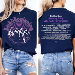 Black Sabbbth Back To The Beginning 2025 Black T- Shirt