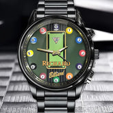 Personalized Billiard Watch - Unique Snooker-Inspired Timepiece