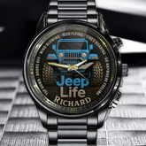 Personalized Off-Road Jeep Life Watch - Add Your Name to Highlight Your Passion for Adventure