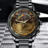 Personalized Adventure Seeker Gold Paragliding Watch – Golden Mountain Explorer Series