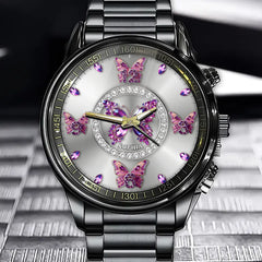 Beautiful Butterflies - Personalized Butterfly Women Hand Watch