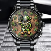 Personalized It's 420 Somewhere Gnome Watch – Creative Weed Gift with Custom Name