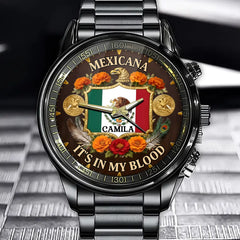 Custom Mexicana Watch - It's In My Blood, Personalized Design