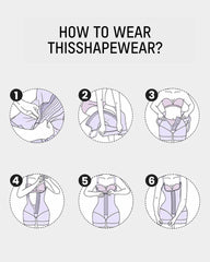 Flash Sale⚡️Extra Plus Size Shaper Bodysuit Tummy Control Shapewear With Bra