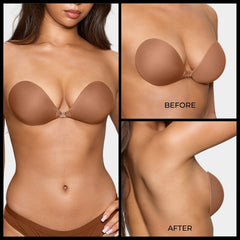 Seamless Push-up Sticky Bra