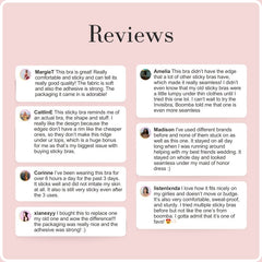 Seamless Push-up Sticky Bra