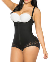Tummy Control Colombian Open Bust Body Shaper Slimmer Bodysuit