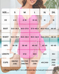 Deep V Knot Detail Skirted Swimsuit