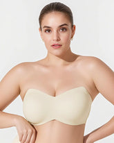 Full Support Non-Slip Convertible Bandeau Bra