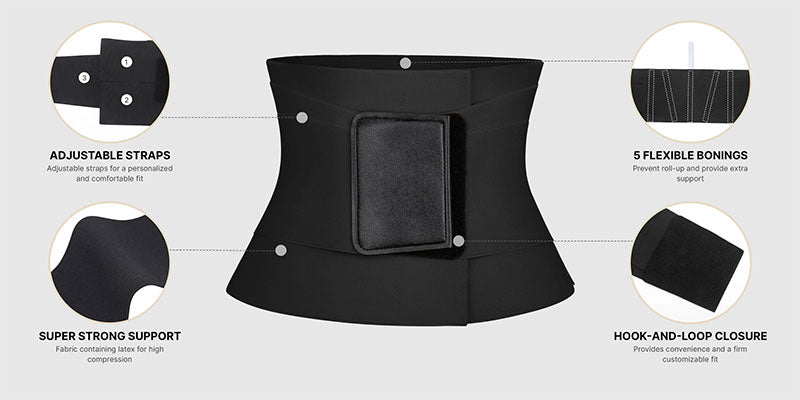Triple Wrap Tummy Control Waist Trainer Belt