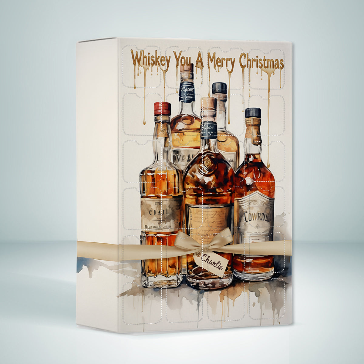 Whiskey Christmas Gift - Whisky Advent Calendar With Ornaments