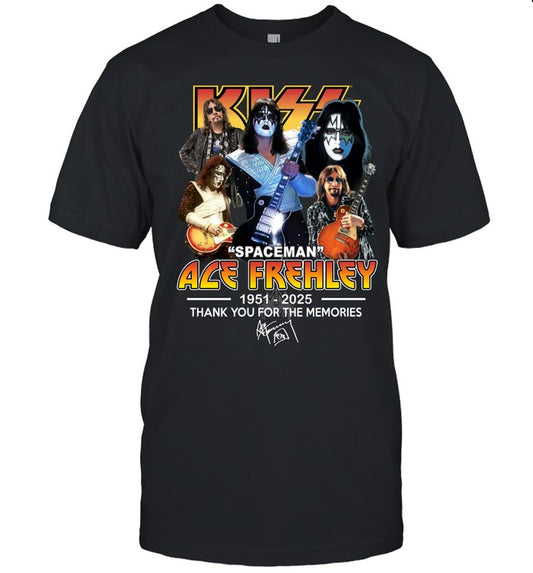 Thank You Ace Frehley 2 Sided-Unisex T-Shirt