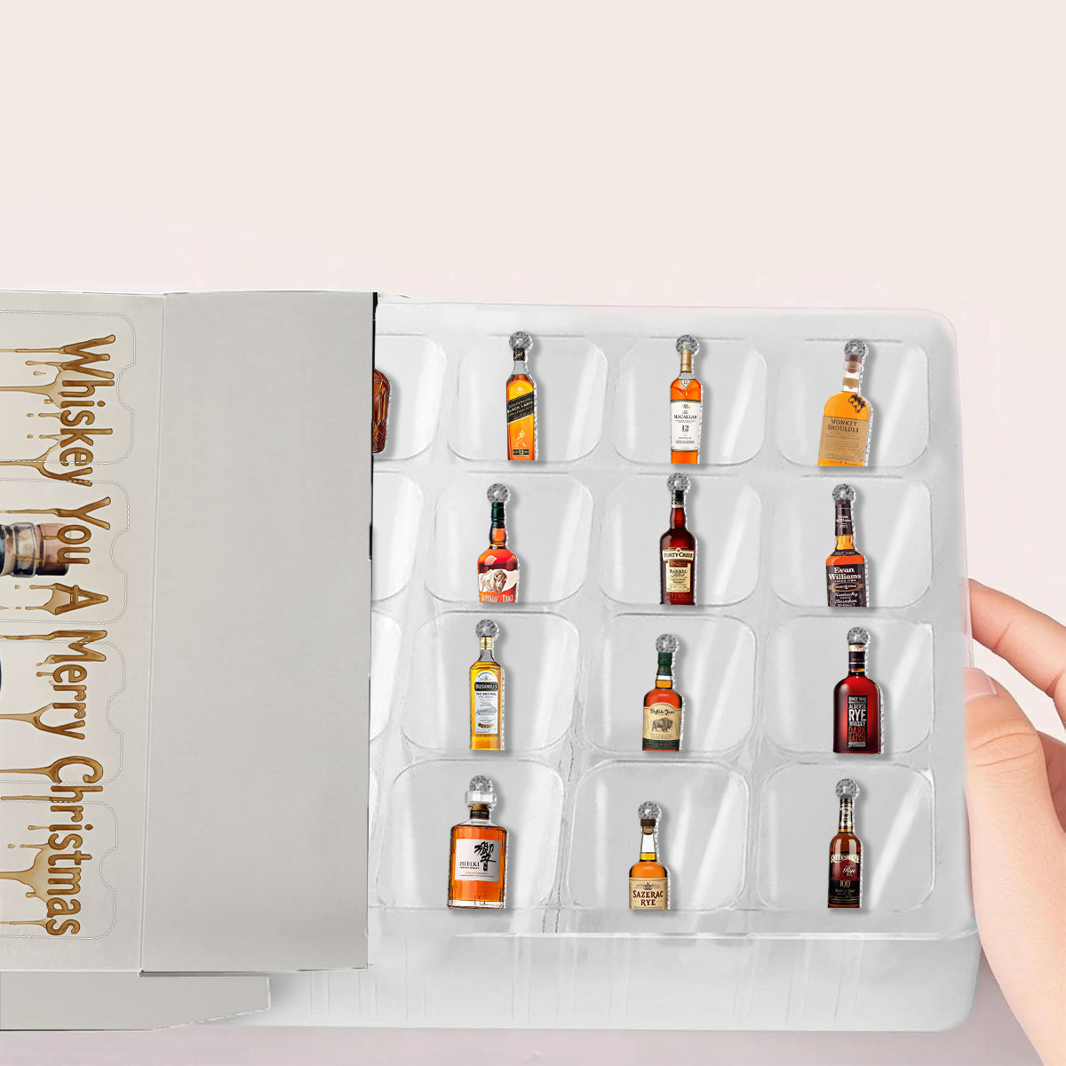 Whiskey Christmas Gift - Whisky Advent Calendar With Ornaments