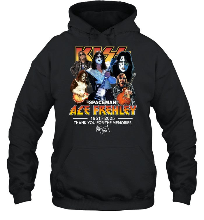 Thank You Ace Frehley 2 Sided-Unisex T-Shirt