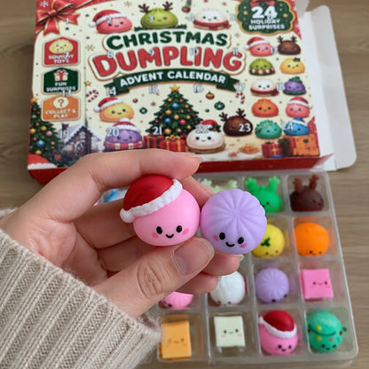 Dumpling Advent Calendar - Christmas Birthday Gifts For Mom, Dad, Brother, Sister, Kids - Merry Little Dumplings