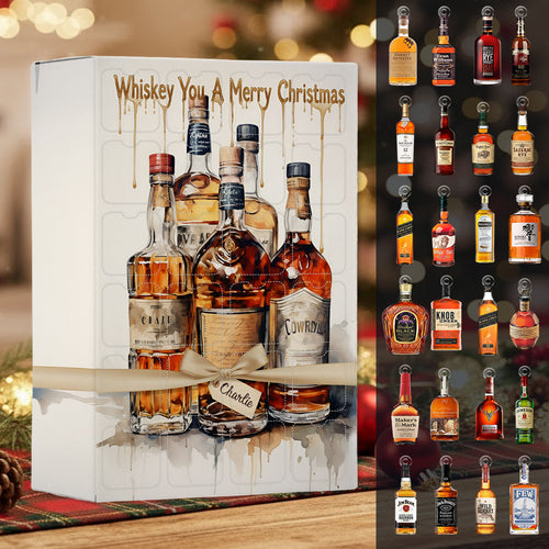 Whiskey Christmas Gift - Whisky Advent Calendar With Ornaments