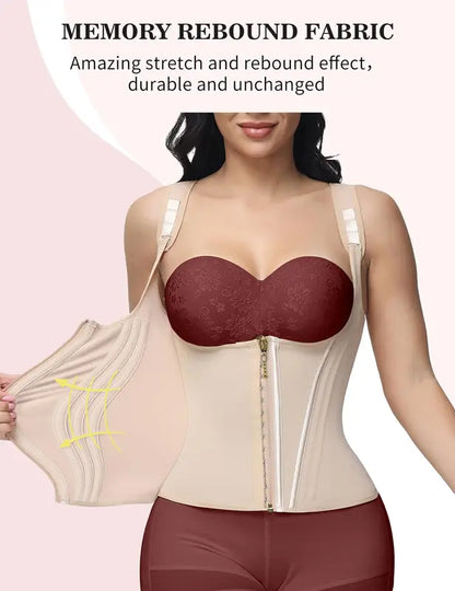 Waist Shapewear for Women Tummy Control Girdle Workout Shapewear with Adjustable Shoulder Strap