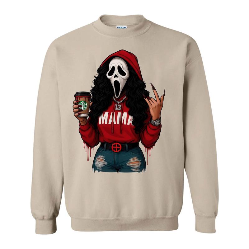 Halloween Spooky Mama Sweatshirt, Cool Mama Halloween Sweatshirt, Mama Halloween Gift, Gifts For Mom