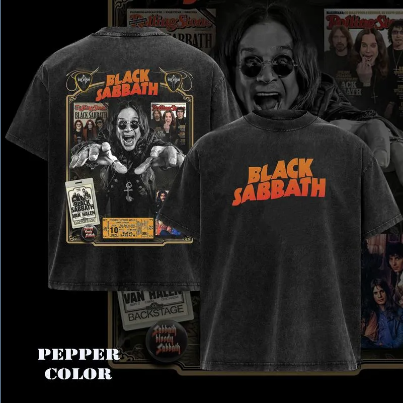 Vintage Black Sabbath Washed T-Shirt