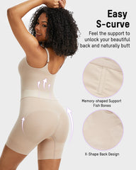 All-in-One Sculpting Bodysuit with Easy-Off Design