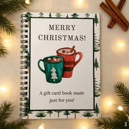 Christmas Gift Card Book – 12 Themed Pages for Cash & Gift Cards