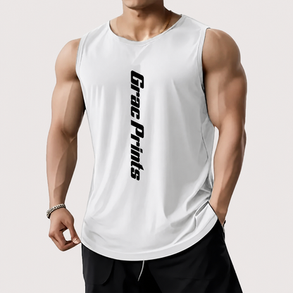 Men's Athletic Tank Top – Breathable Training Vest for Gym & Sports