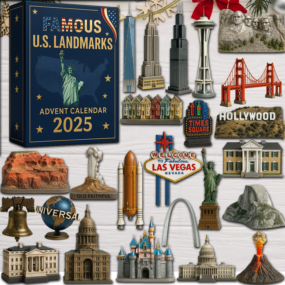 Famous U.S. Landmarks Advent Calendar 2025