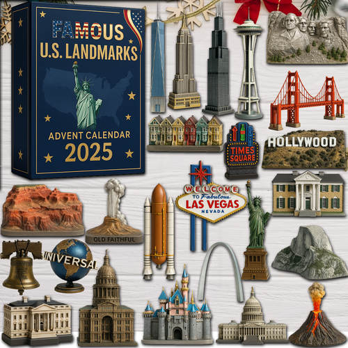 Famous U.S. Landmarks Advent Calendar 2025