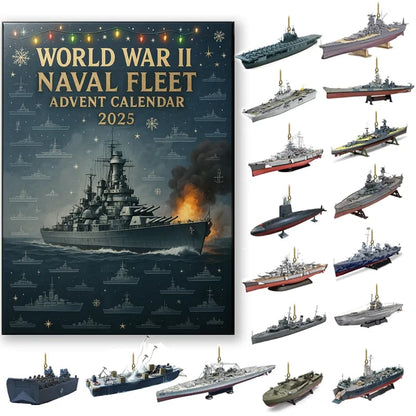 🌲Christmas Gift--WWII Naval Fleet Advent Calendar 2025 – 24 Days of Iconic Warships