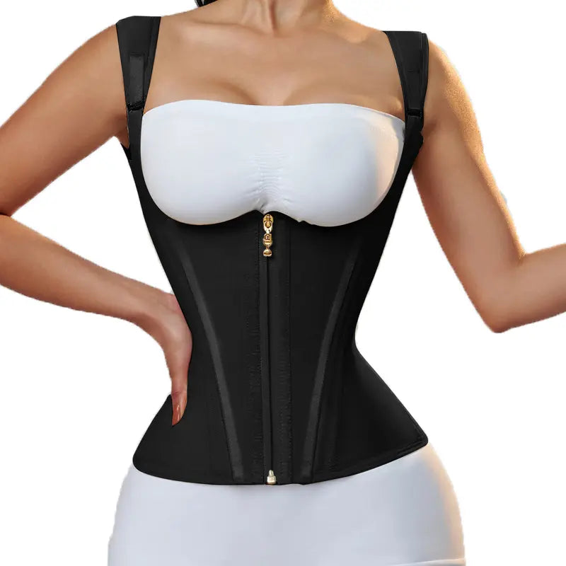 Waist Shapewear for Women Tummy Control Girdle Workout Shapewear with Adjustable Shoulder Strap