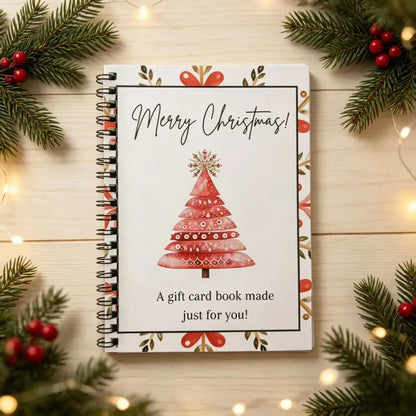 Christmas Gift Card Book – 12 Themed Pages for Cash & Gift Cards