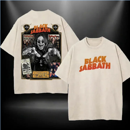 Vintage Black Sabbath Washed T-Shirt