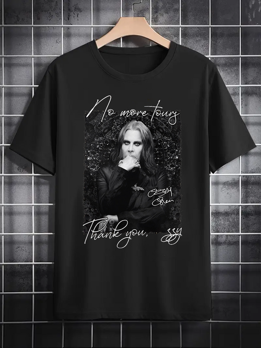 Black Sabbath Ozzy Osbourne Rock and Roll Style Commemorative T-Shirt