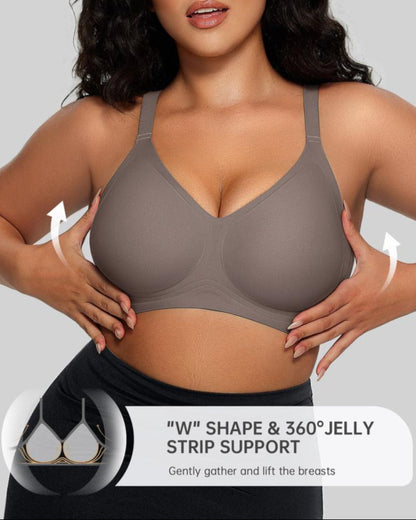Women Comfortable Push Up Bras Wireless Seamless Full Coverage Bra