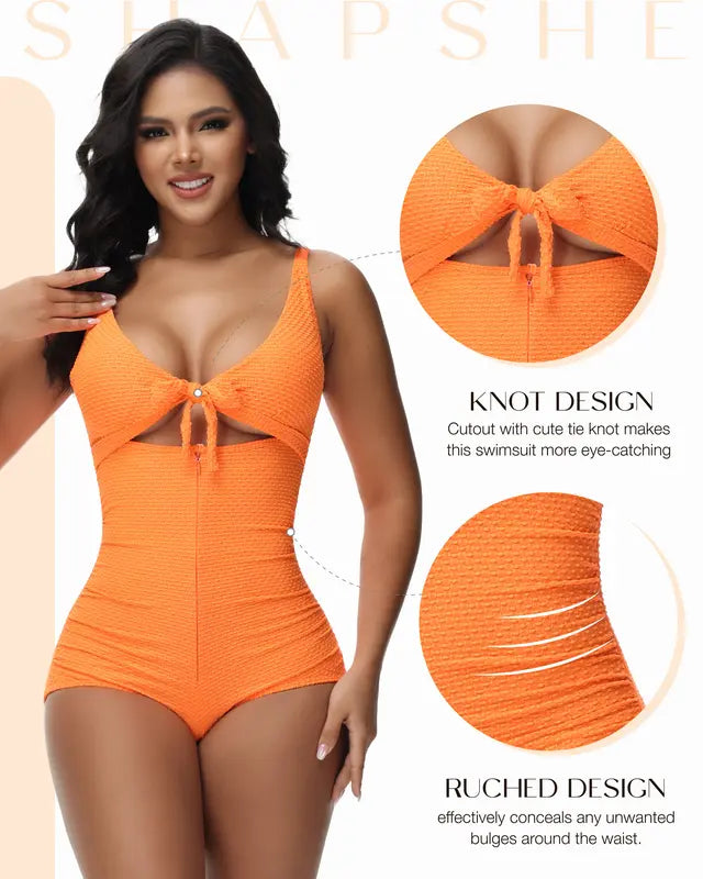 Women's Tummy Control Swimsuit One Piece Slimming Bathing Suit