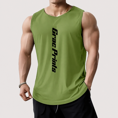 Men's Athletic Tank Top – Breathable Training Vest for Gym & Sports