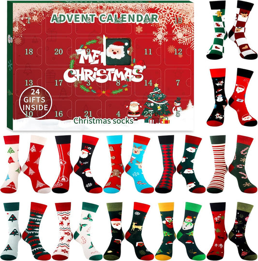 🧦 24 Pairs of Christmas Socks - Advent Calendar 2025