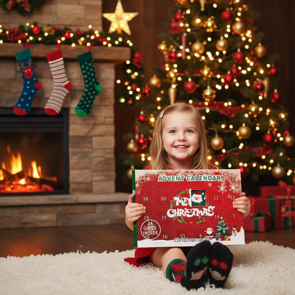 🧦 24 Pairs of Christmas Socks - Advent Calendar 2025