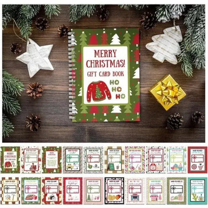 Christmas Gift Card Book – 12 Themed Pages for Cash & Gift Cards