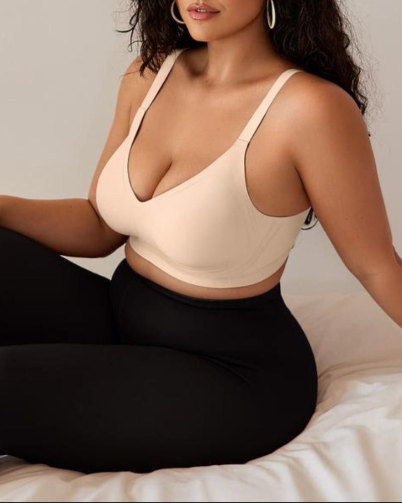 Women Comfortable Push Up Bras Wireless Seamless Full Coverage Bra