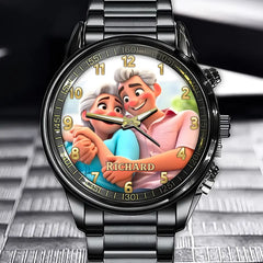 Personalized Custom Photo Watch - Turn Your Photo Into a Cartoon Design