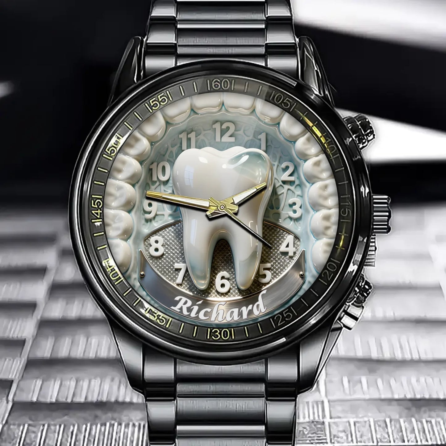 Personalized Tooth Lover’s Watch – Perfect Gift for Dental Professionals