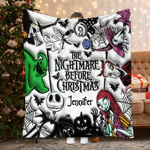 Personalized Nightmare Fantasy Blanket – Dark Fantasy Inspired