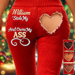 You Stole My Heart - Personalized Couple Leggings