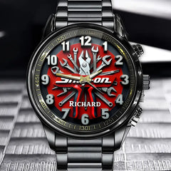 Personalized Mechanic Tool Watch - Perfect Gift for Tool Enthusiasts